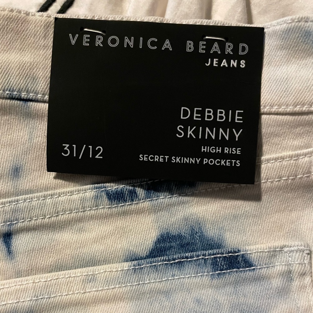Veronica Beard 31/12 Debbie Skinny Tie Dye Jeans